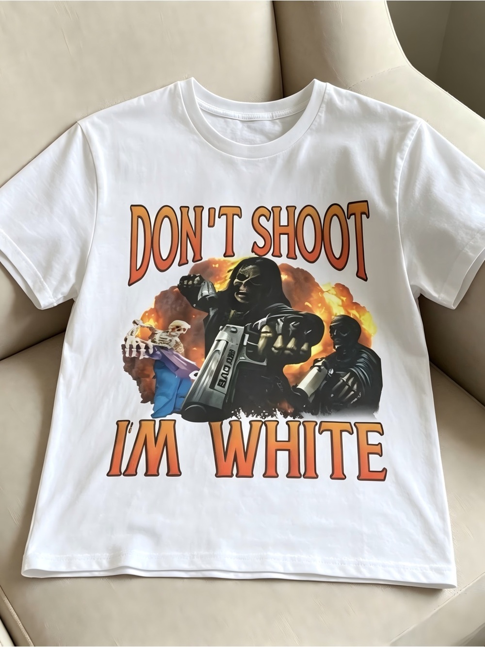 Funny Ironic Racist Women Men T-shirt Unisex